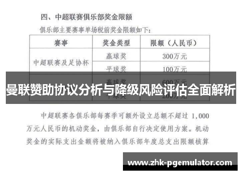 曼联赞助协议分析与降级风险评估全面解析